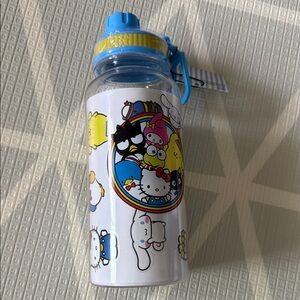 Sanrio Hello Kitty and Friends Blue & Yellow Character Water Bottle 32oz